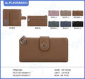 Elegant Snap Button Ladies Wallet