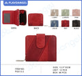 Geometric Stitch Compact Women's Wallet