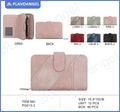 Geometric Patchwork PU Ladies Wallet