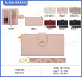 Elegant Floral Strap Long Wallet