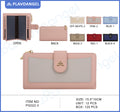 Elegant Two-Tone Clasp Wallet
