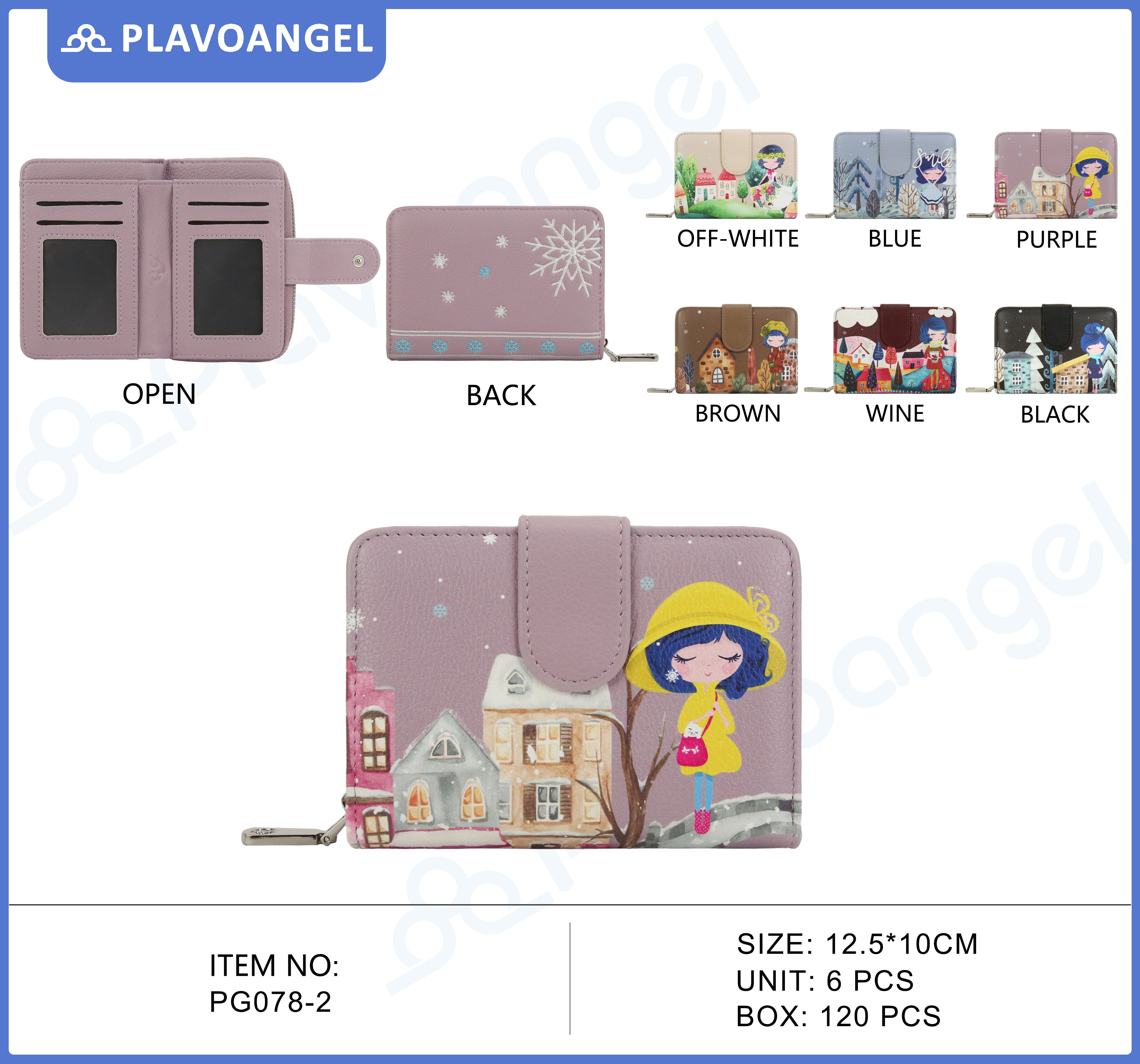 Whimsical Winter Girl Wallet