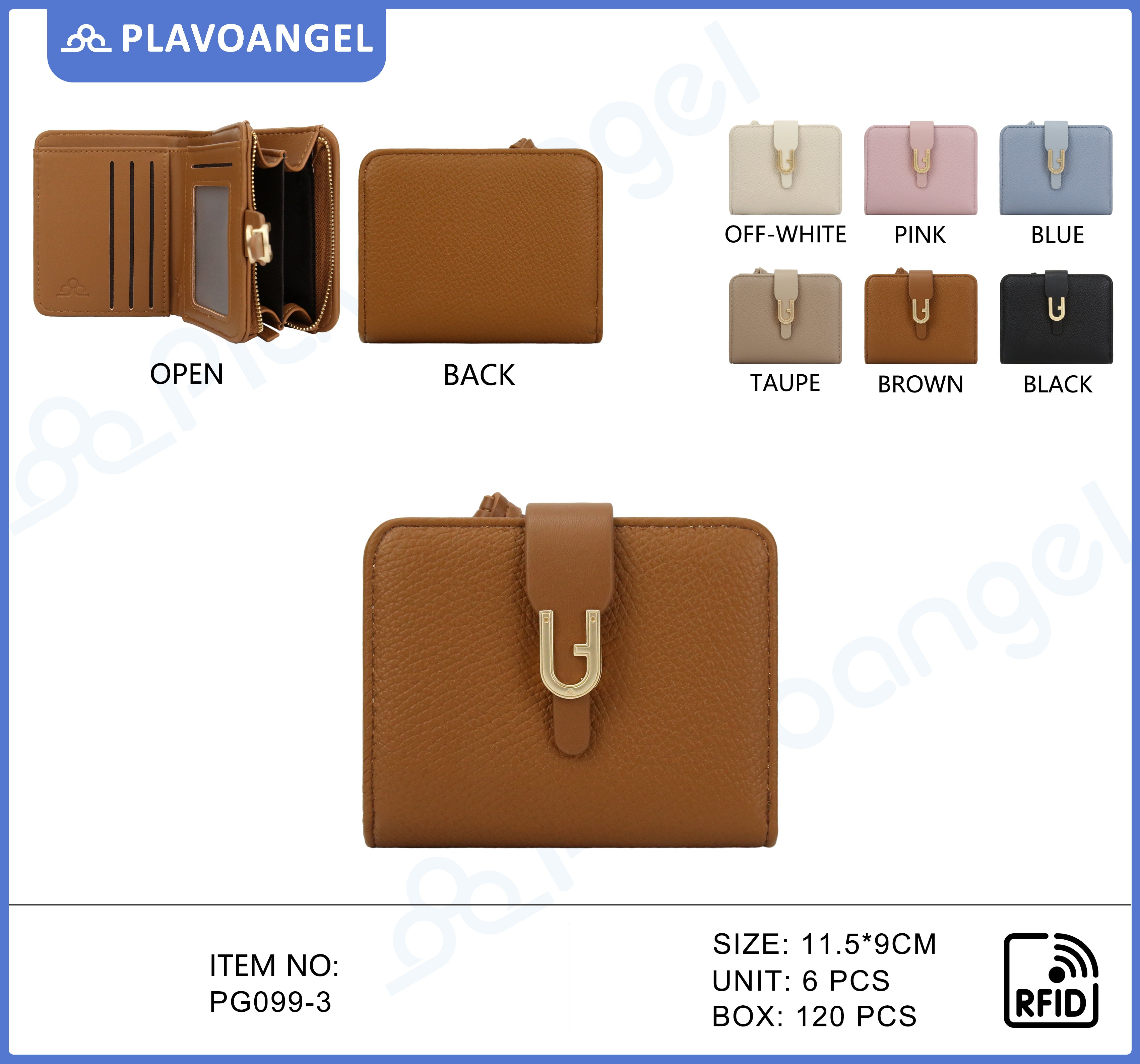 Chic RFID U-Buckle Wallet